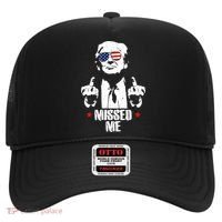 Missed Me Finger Trump 2024 Take America Back Pennsylvania Rally Hat thumb 0