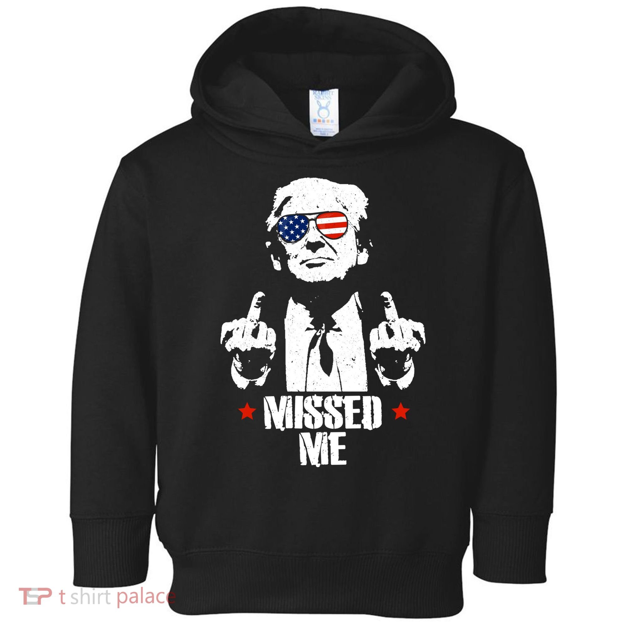 Missed Me Finger Trump 2024 Take America Back Pennsylvania Rally Toddler Hoodie