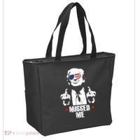Missed Me Finger Trump 2024 Take America Back Pennsylvania Rally Tote Bag thumb 2