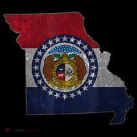 Missouri Map Flag State Distressed Backpack thumb 2