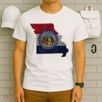 Missouri Map Flag State Distressed T-Shirt thumb 6