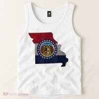 Missouri Map Flag State Distressed Tank Top thumb 2