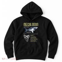 Megalodon Meg Facts Funny Shark Lover Hoodie thumb 0