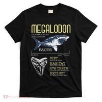 Megalodon Meg Facts Funny Shark Lover T-Shirt thumb 0