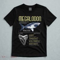 Megalodon Meg Facts Funny Shark Lover T-Shirt thumb 5