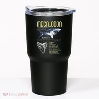 Megalodon Meg Facts Funny Shark Lover Tumbler thumb 0