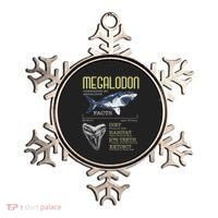 Megalodon Meg Facts Funny Shark Lover Ornament thumb 0