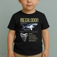 Megalodon Meg Facts Funny Shark Lover Toddler T-Shirt thumb 2