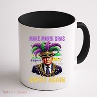 Make Mardi Gras Great Again Funny Mardi Gras Trump Coffee Mug thumb 1