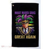 Make Mardi Gras Great Again Funny Mardi Gras Trump Golf Towel thumb 0