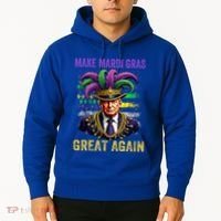 Make Mardi Gras Great Again Funny Mardi Gras Trump Hoodie thumb 2