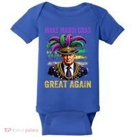 Make Mardi Gras Great Again Funny Mardi Gras Trump Baby Bodysuit thumb 0