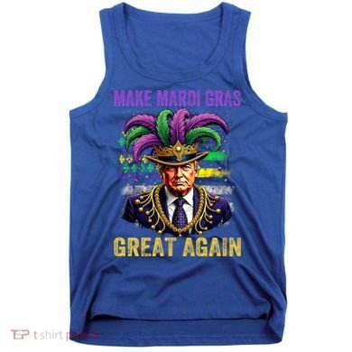 Make Mardi Gras Great Again Funny Mardi Gras Trump Tank Top