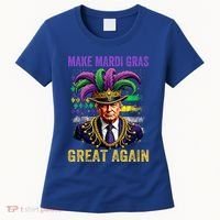 Make Mardi Gras Great Again Funny Mardi Gras Trump Women's T-Shirt thumb 0