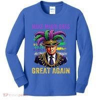 Make Mardi Gras Great Again Funny Mardi Gras Trump Kids Long Sleeve Shirt thumb 0