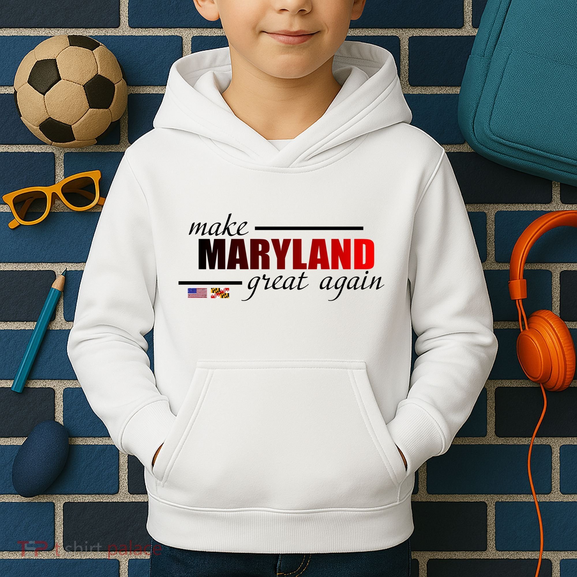 Make Maryland Great Again Kids Hoodie