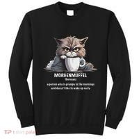 Morgenmuffel Morning Grouch Cute Grumpy In Morning Cat Wake Sweatshirt thumb 0