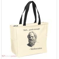 Mediocrates Meh Good Enough Sarcasm Tote Bag thumb 2