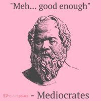 Mediocrates Meh Good Enough Sarcasm Coaster thumb 2