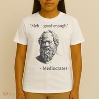 Mediocrates Meh Good Enough Sarcasm T-Shirt thumb 4