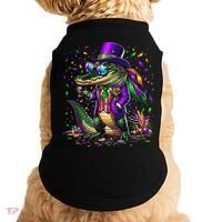 Mardigator Mardi Gras Alligator Costume Doggie Tank thumb 0