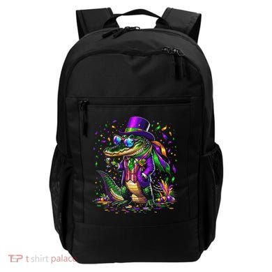 Mardigator Mardi Gras Alligator Costume Backpack