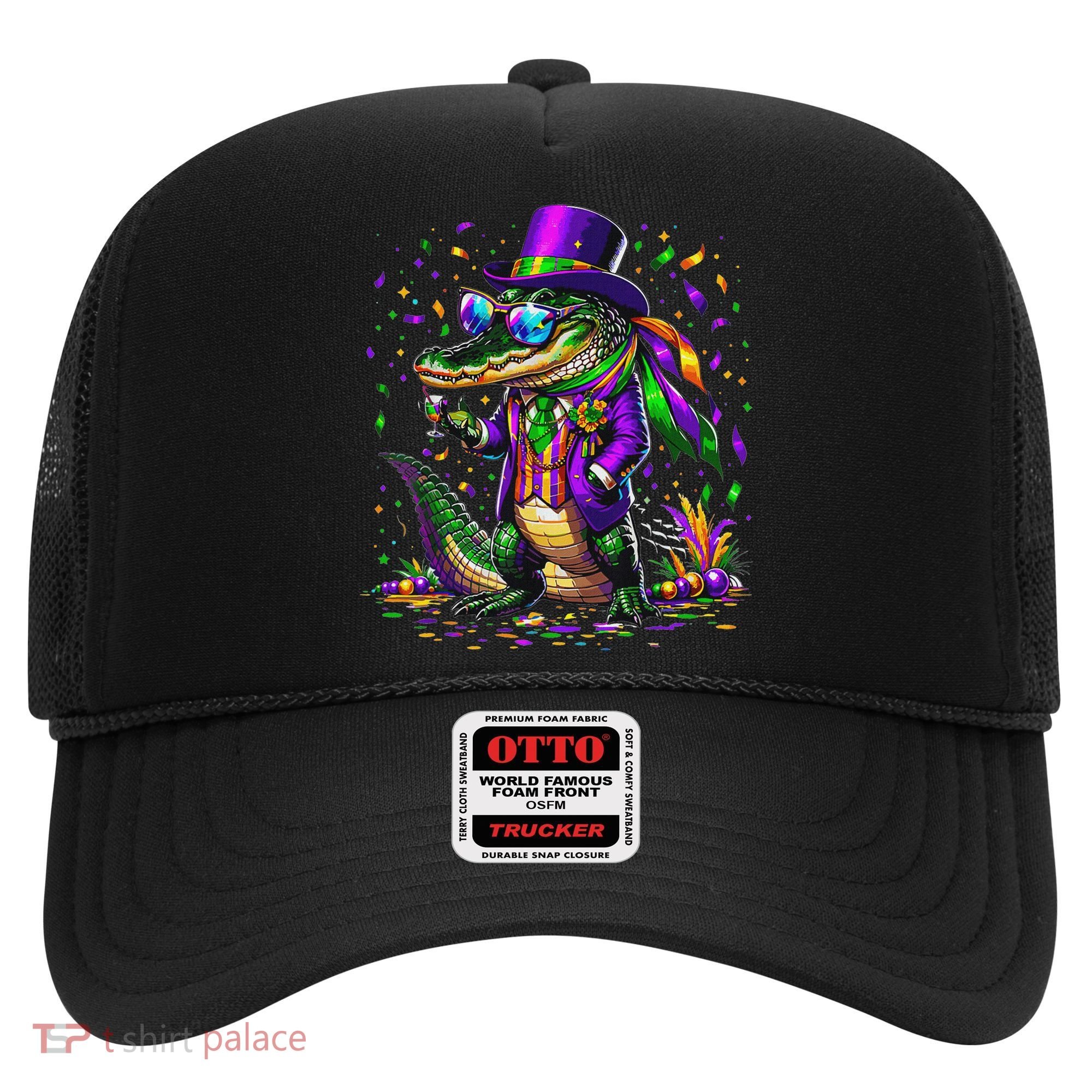 Mardigator Mardi Gras Alligator Costume Hat