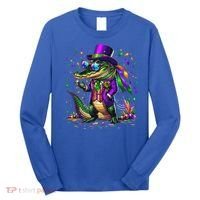 Mardigator Mardi Gras Alligator Costume Long Sleeve Shirt thumb 0