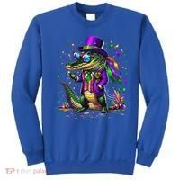 Mardigator Mardi Gras Alligator Costume Sweatshirt thumb 0
