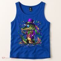 Mardigator Mardi Gras Alligator Costume Tank Top thumb 2