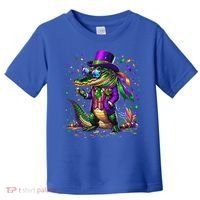 Mardigator Mardi Gras Alligator Costume Toddler T-Shirt thumb 0