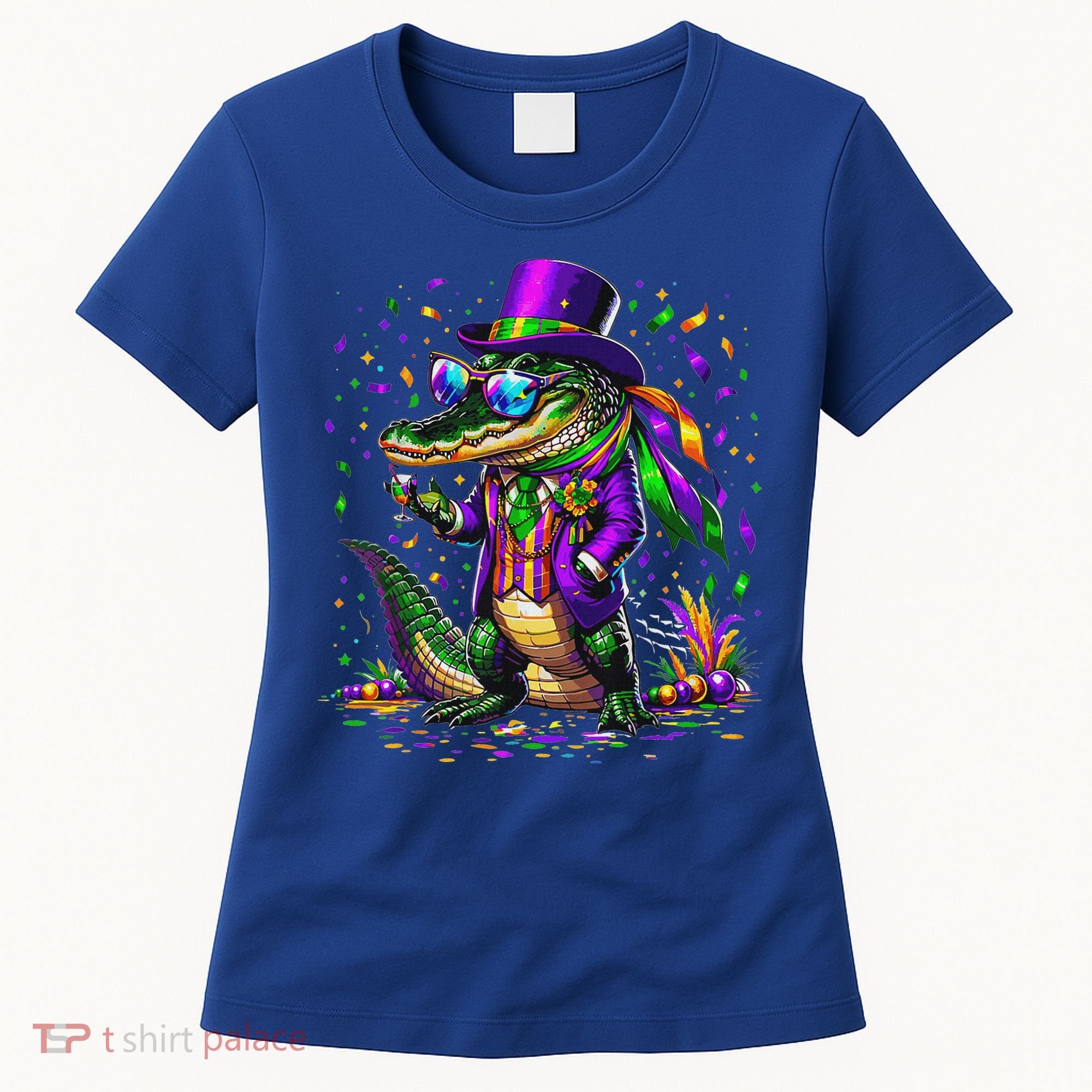 Mardigator Mardi Gras Alligator Costume Women's T-Shirt
