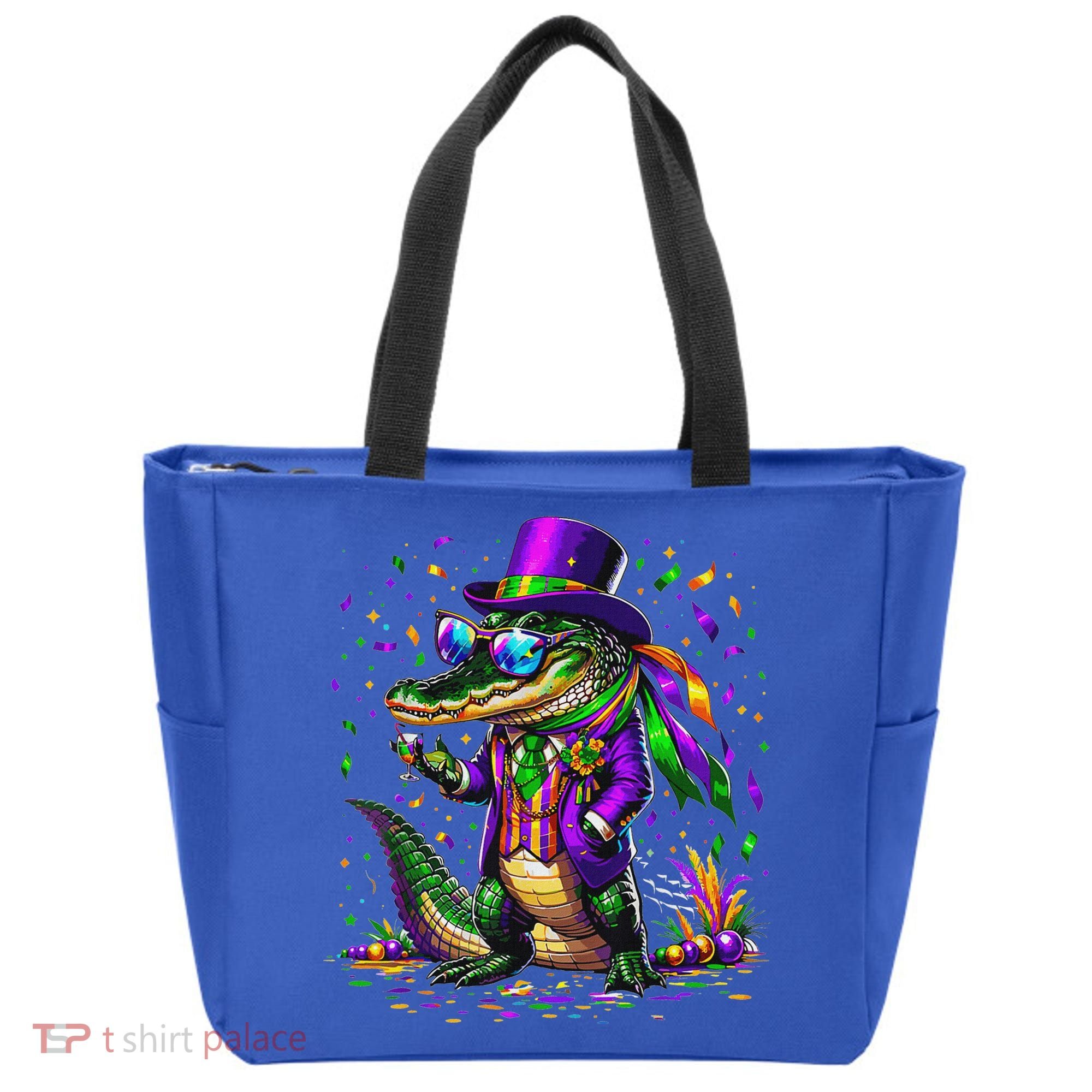 Mardigator Mardi Gras Alligator Costume Tote Bag