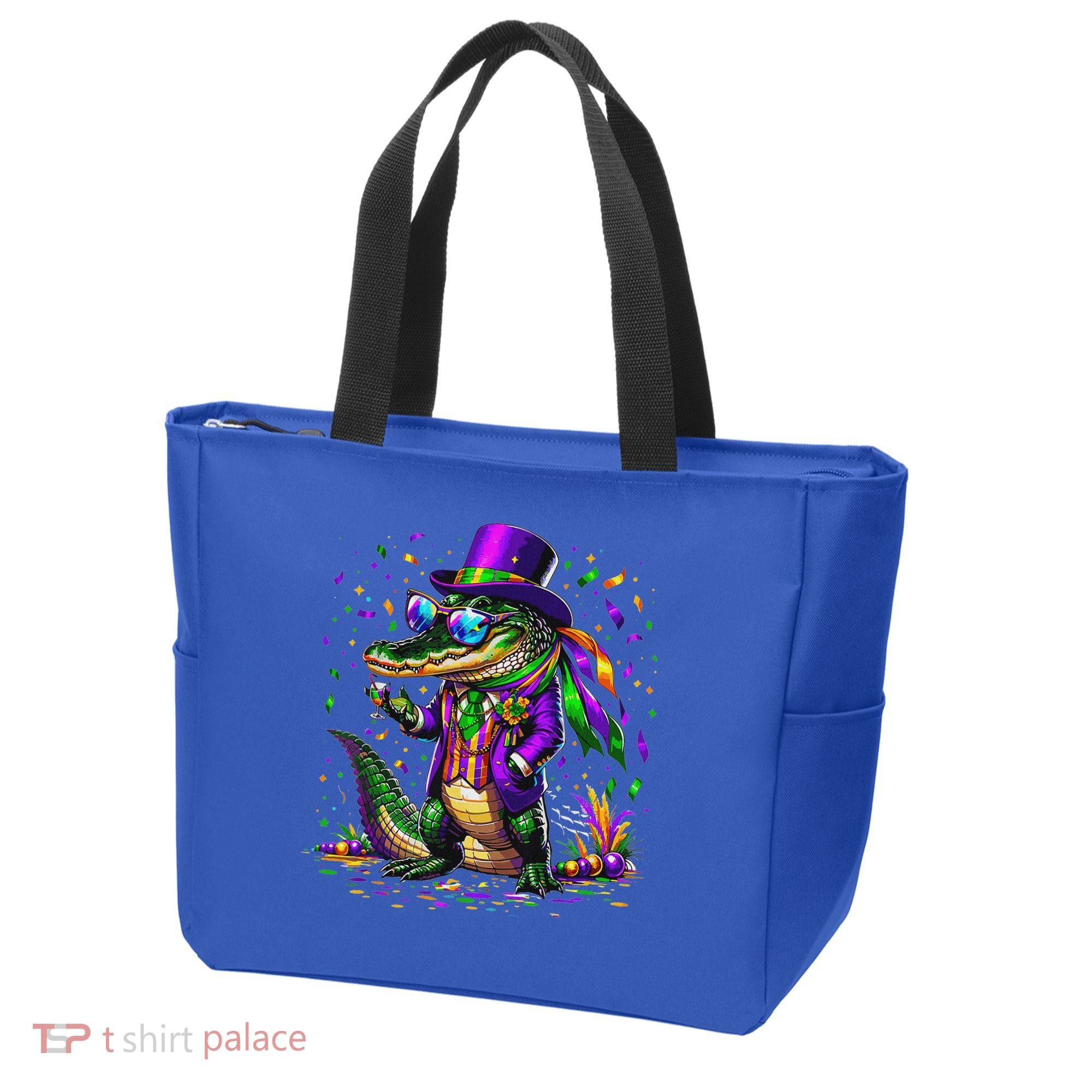 Mardigator Mardi Gras Alligator Costume Tote Bag