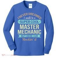 Master Mechanic Gift Funny Gift Kids Long Sleeve Shirt thumb 0