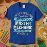 Master Mechanic Gift Funny Gift Kids T-Shirt thumb 3