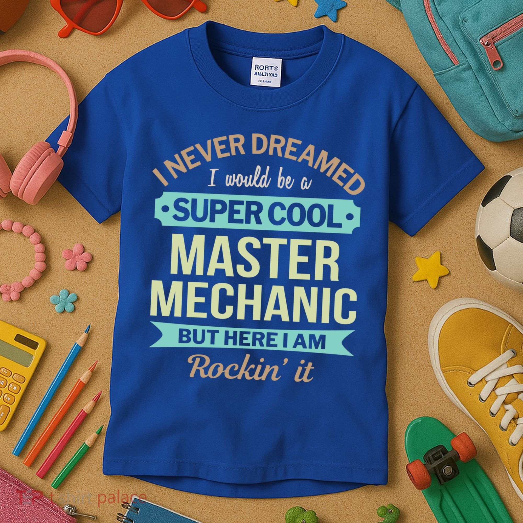 Master Mechanic Gift Funny Gift Kids T-Shirt