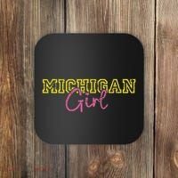 Michiganian Michigan Girl Great Lakes State Proud Yooper Coaster thumb 0