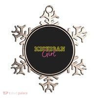 Michiganian Michigan Girl Great Lakes State Proud Yooper Ornament thumb 0