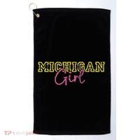 Michiganian Michigan Girl Great Lakes State Proud Yooper Golf Towel thumb 0