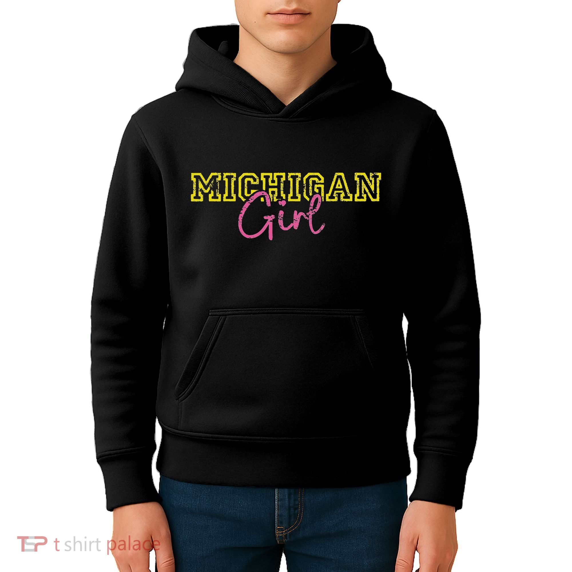 Michiganian Michigan Girl Great Lakes State Proud Yooper Kids Hoodie