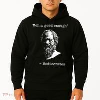 Mediocrates Meh Good Enough Sarcasm Hoodie thumb 2