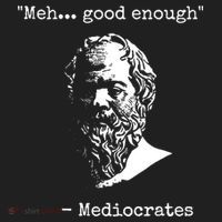 Mediocrates Meh Good Enough Sarcasm Tumbler thumb 3