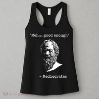 Mediocrates Meh Good Enough Sarcasm Women's Tank Top thumb 3