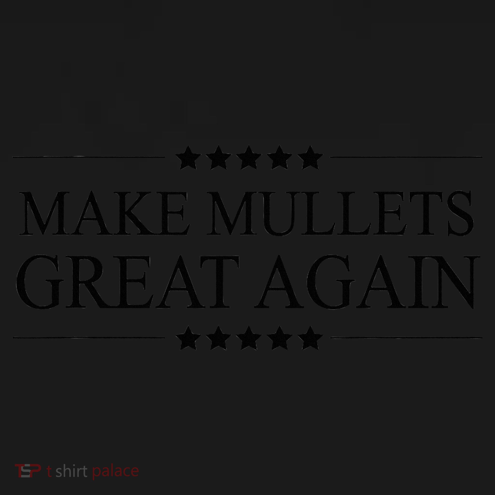 MAKE MULLETS GREAT AGAIN  Funny Mullet Hair Gift   Coaster