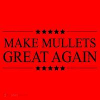 MAKE MULLETS GREAT AGAIN  Funny Mullet Hair Gift   Santa Hat thumb 1