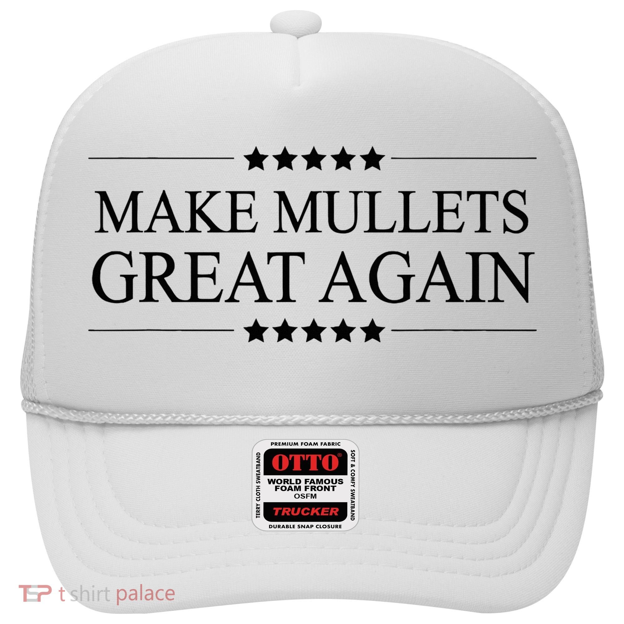 MAKE MULLETS GREAT AGAIN  Funny Mullet Hair Gift   Hat