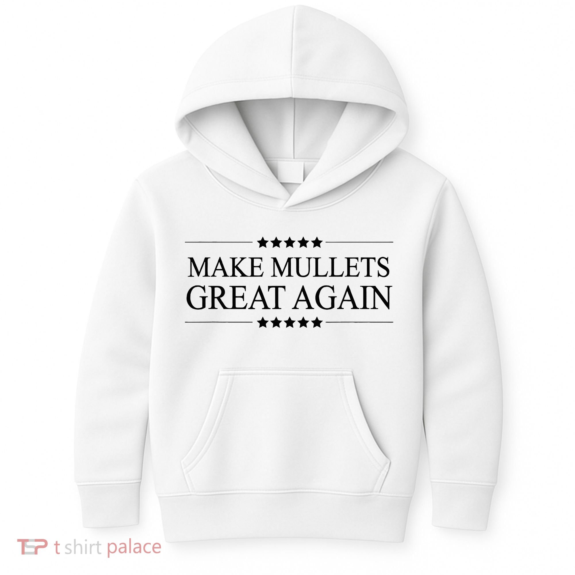 MAKE MULLETS GREAT AGAIN  Funny Mullet Hair Gift   Kids Hoodie