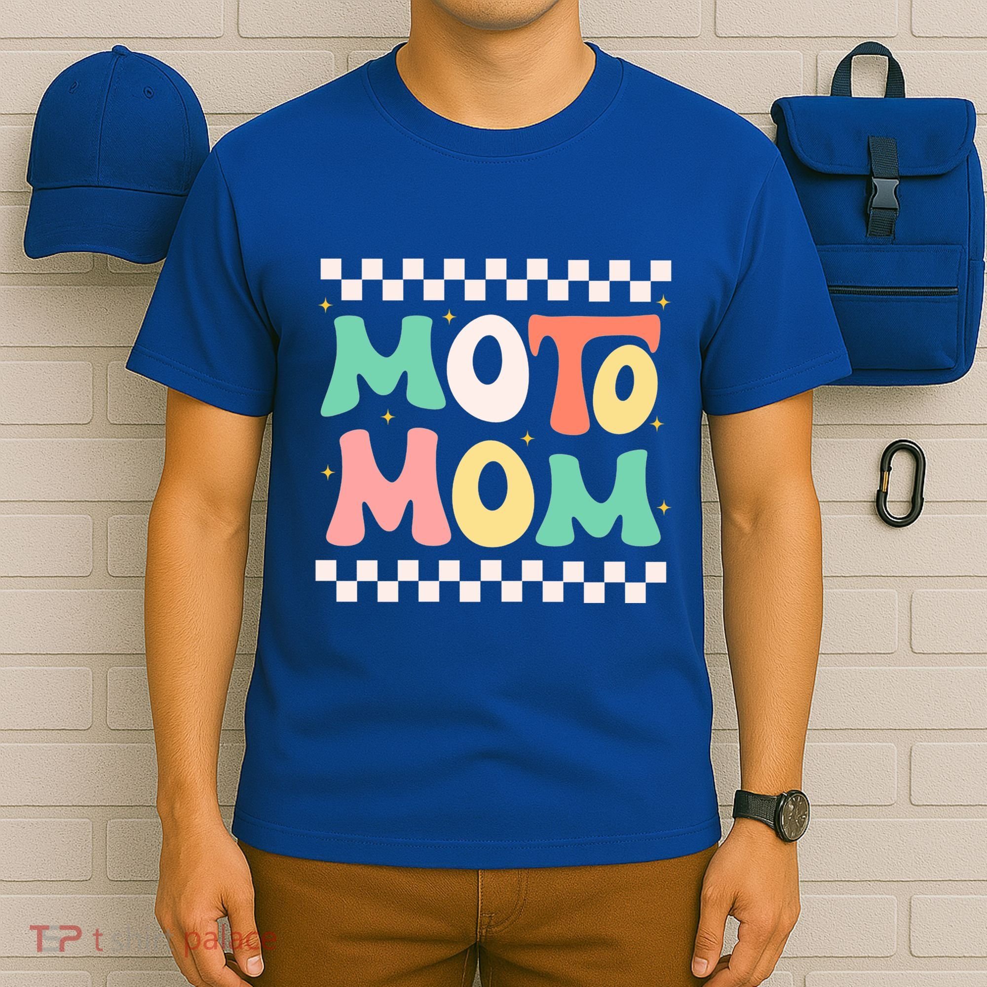 Moto Mom Gift Dirt Bike Motocross Racing Cute Gift T-Shirt