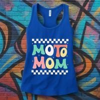 Moto Mom Gift Dirt Bike Motocross Racing Cute Gift Women's Tank Top thumb 3